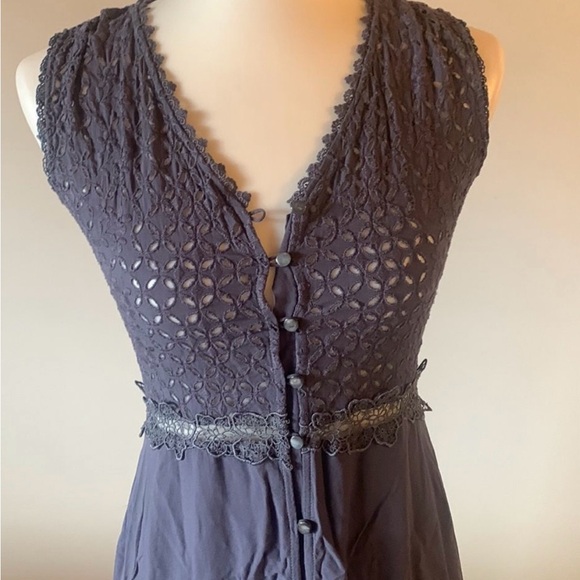 Johnny Was love Boho Maxi Dress Blue XS+ JW Reusable Bag - Picture 8 of 16